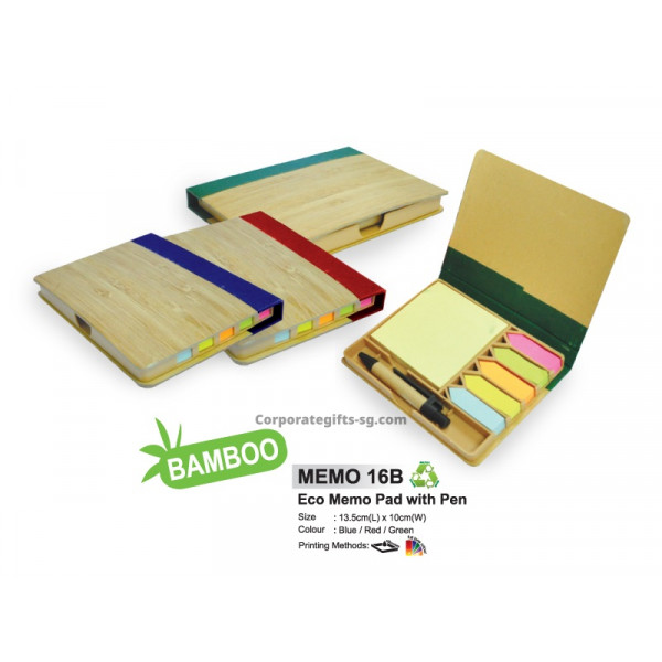 MEMO 16B Eco Memo Pad with Pen